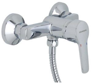 Single lever shower mixer with kit